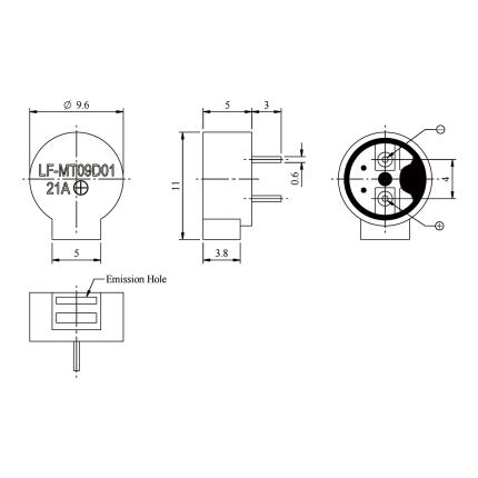 LF-MT09D01, Magnetwandler (Typ mit externem Antrieb)