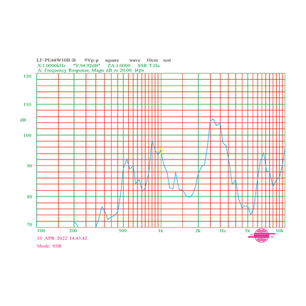 LF-PE44W10B-B,Piezoelectric Buzzer for external drive