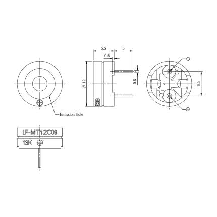 LF-MT12C09,Magnetic Transducer(external drive type)