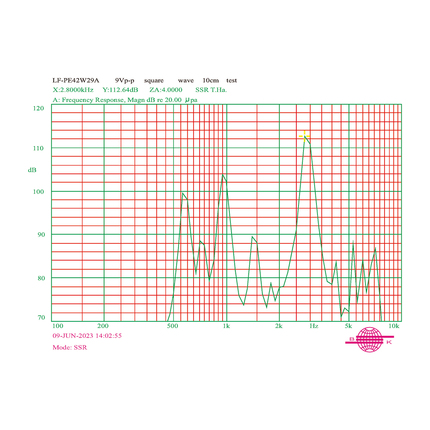 LF-PE42W29A,Piezoelectric Buzzer for external drive