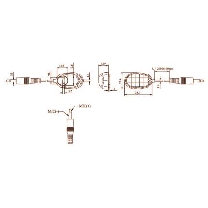 LF-MM127BC2-001, kit de micr&#xF3;fono
